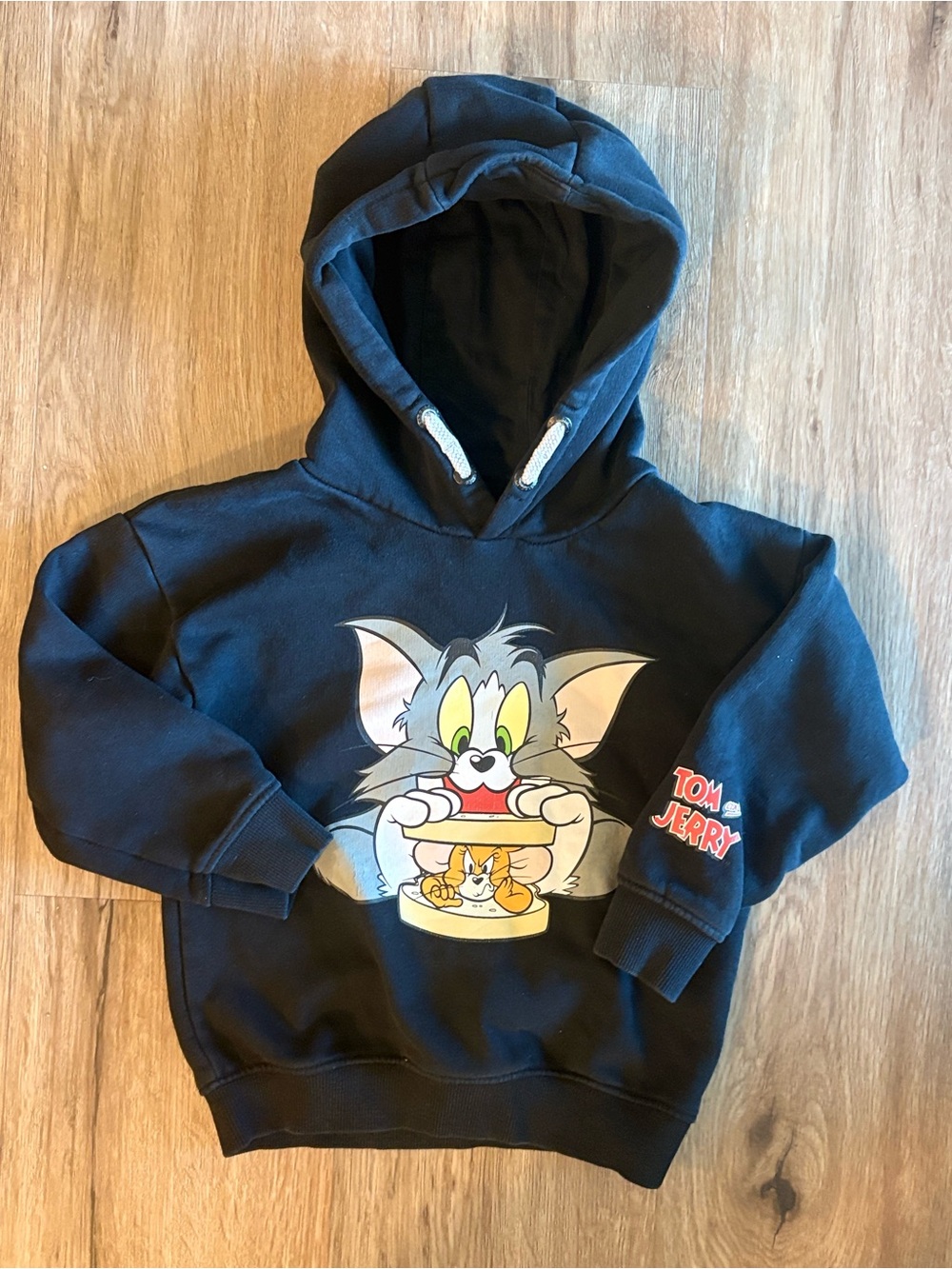 Reserved Kids Tom and Jerry Graphic Pullover Hoodie size 2